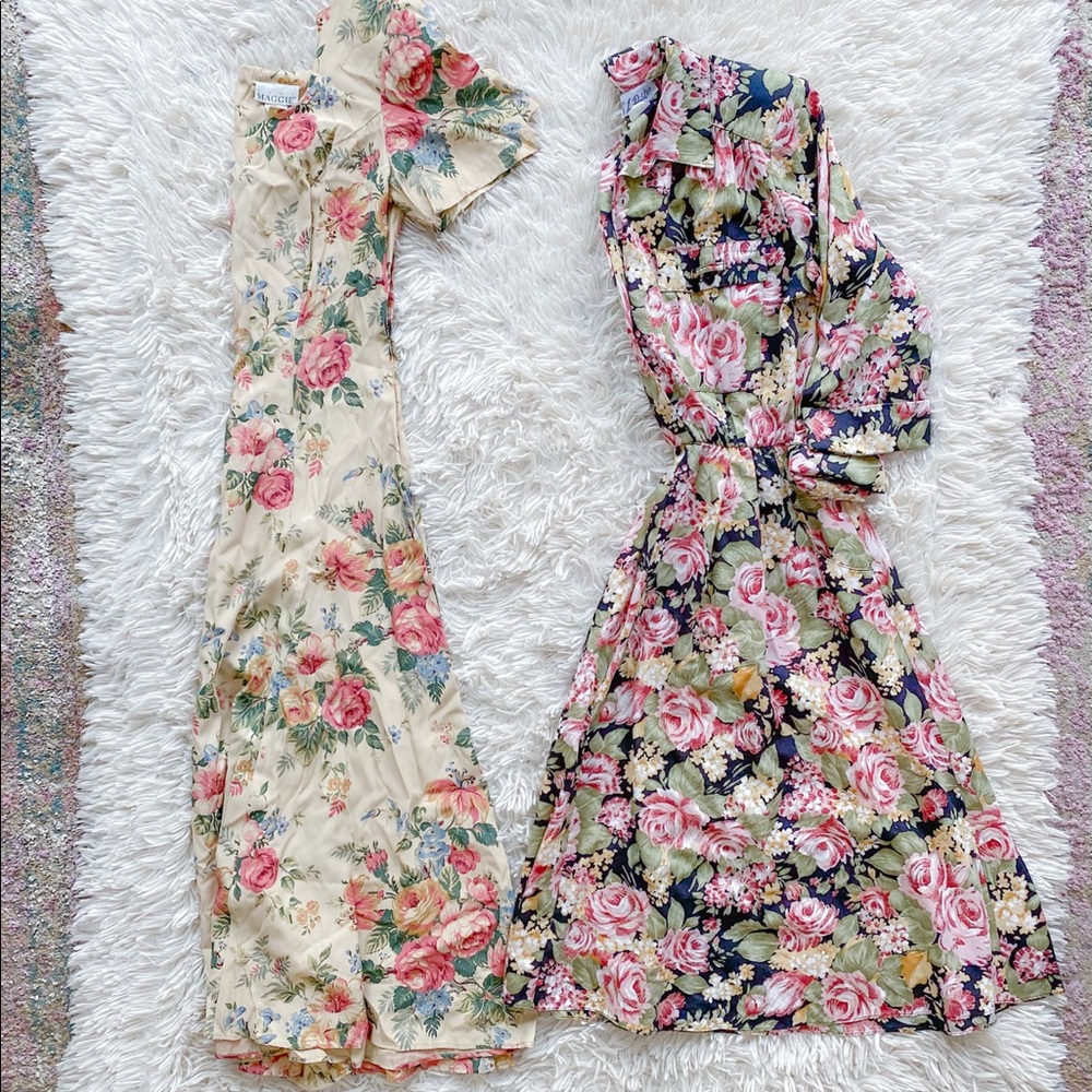 Vintage Floral Dresses